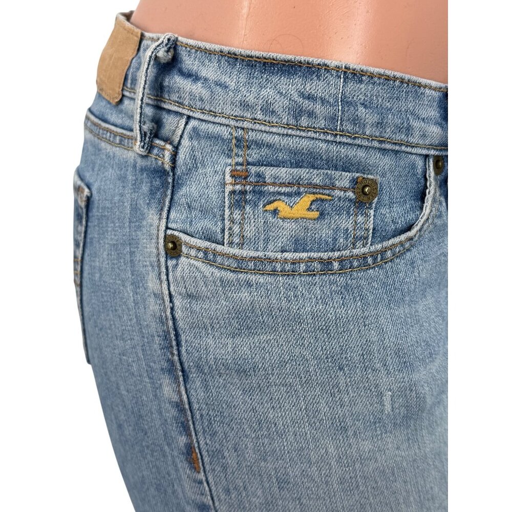 Vintage Hollister Cali Flare Low-Rise Jeans| Y2K McBling Grunge Fairycore Skater - Picture 14 of 16